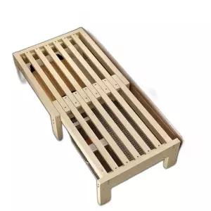 확장형 침대 나무 싱글 평상 조립식 슬라이드 폭 베드
