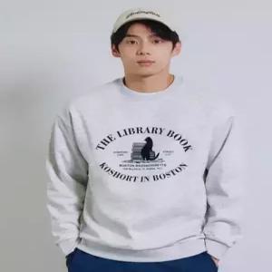 폴햄 polham 남성) 코숏 플리스 그래픽 맨투맨PHE4TR1010