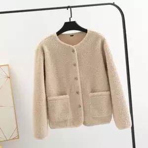 집업 자켓 뽀글이 우먼스 캐주얼 양털 풀집업 짧은
