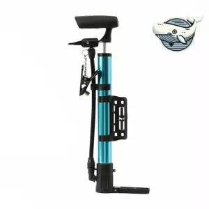 휴대용 자전거 공기주입기 소형 블루 미니 펌프 주입 바람 바퀴 손펌프