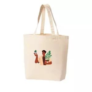 에코백 토트백 나무를 사랑하는 남자 화분 선인장 식목일 그림 다양한 사이즈