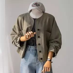 (안나앤플러스) A. 레던 텐셀 버튼 자켓[자켓D0822S03] 빅사이즈