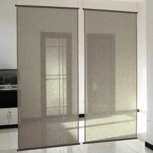 모시 커튼 조각보 칸막이 롤스크린 중문 가림막천 흰색 문발 주방 가림막 현관