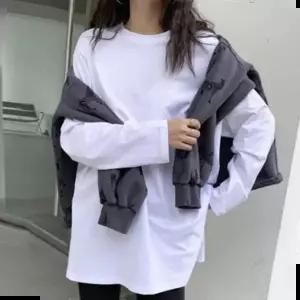 학생면티긴팔흰티 여성긴팔면티 얇은 라운드 티셔츠 긴팔 흰티긴팔티셔