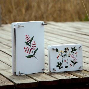 압화프레스 드라이 압화꽃 엽서 압화재료 만들기 표준 드라이플라워 공방 보드 키트 기념일