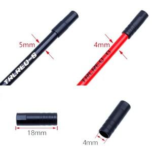 산악 도로 자전거 브레이크 기어 외부 케이블 엔드 캡 팁 크림프 시프트 변속기 와이어 하우징, 2050 개