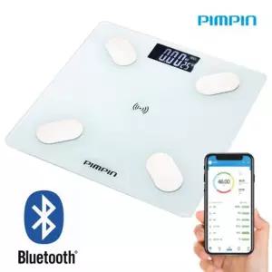 핌핀007 블루투스 체지방 체수분 체중계체중 디지털 가정용 몸무게측정 관리 측정기 스마트폰연결