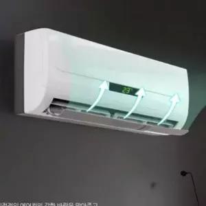 에어컨 바람막이 풍선 커튼 벽걸이