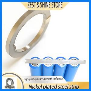 니켈 도금 스트립 18650 리튬 이온 배터리 0.1mm~0.2mm 용접 기계 배터리 커넥터 스폿 용접 강철 벨트 10미