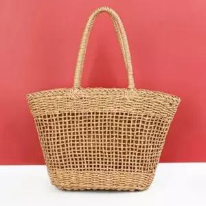 네추럴 토트백 데일리 여름 가방 클래식 바캉스 라탄 여자쇼퍼백 여자토드가방