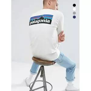 [파타고니아] 남녀공용 리스판서빌리 p-6 로고 긴팔 티셔츠 (4 COLOR)