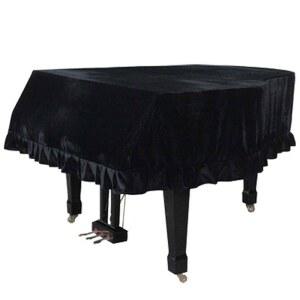 그랜드 피아노 커버 방진 바이올렛191 200CM 스툴커버제외 벨벳 덮개 의자 천 럭셔리 스툴