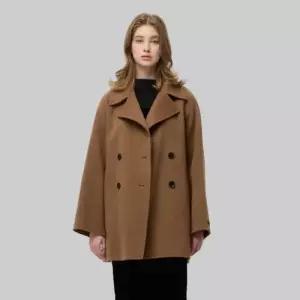 [롯데백화점]시슬리 버디 더블 버튼 미드 코트 SACT34561