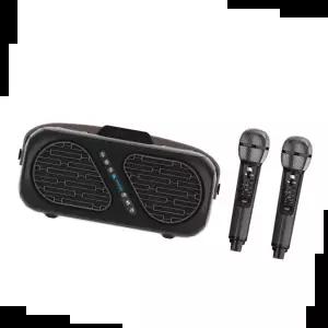 블루투스노래방마이크 듀얼 무선마이크 블루투스 스피커 / 가정용 노래방