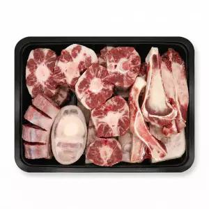 한우꼬리 소꼬리 반골 진한국물 보양식 꼬리곰탕 2kg 트레이