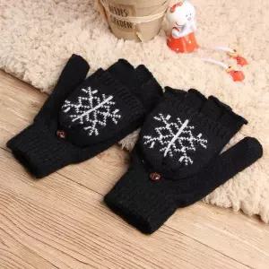 장갑(블랙) 핑거 스노우 벙어리 EAS