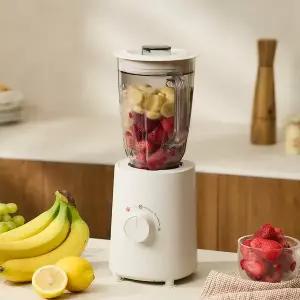 [휴롬][본사직영] 테이블블렌더 머쉬룸 믹서기 6중날 이유식 얼음분쇄 트라이탄 휴대용텀블러 자동전원...