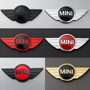 미니 쿠퍼 F55 F56 R55 R56 F60 R60 컨트리맨 클럽맨 JCW용 차량 바디 스티커 로고 배지 메탈 리어 엠블럼