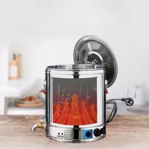 50L 전기 온수통 육수 끓이기 물 보온통 장국 스테인레스 물통 육수통 국통  대용량