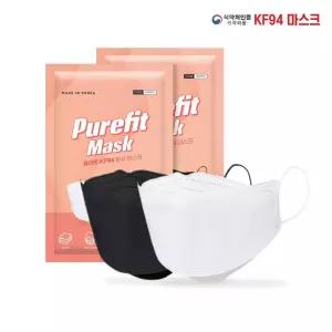 국내산_KF-94 퓨어핏 방역 마스크_100매 KF94 국산 대형 보건용 인증 안심 용품 먼지