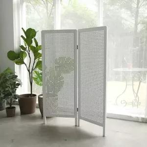 [제이프로젝]치킨와이어 미니 2단 파티션 인테리어 까페 칸막이 인테리어파티션 원목파티션 가벽 미니파티