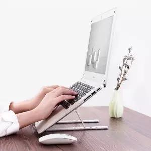 노트북 1단 휴대용 스탠드 거치대용 폴딩 각도조절 높이 받침대 쿨러 용거치대