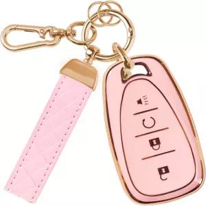 쉐보레 키용 리슬로브 키 포브 커버 핏 볼트 스파크 이쿼녹스 트래버스 트랙스용 자동차 케이스