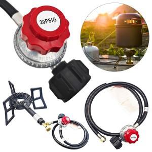 1.5피트 고압 프로판 조절기  호스 020 PSI  (대부분의 가스 그릴 히터 화로 테이블용)