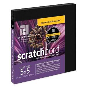 앰퍼샌드 아트 스크래치보드 3팩 박물관 시리즈 8인치 5인치 평면 패널