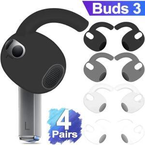 삼성 갤럭시 버드 3 교체 용 논슬립 윙 팁 이어 보호 슬리브 소프트 실리콘