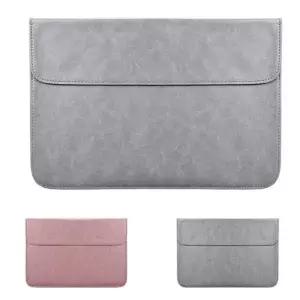밀레 맥북 슬림 가로형 가죽 파우치 15인치