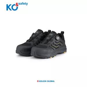 코오롱 안전화 작업화 KS-401D 블랙 다이얼 4인치 와이드토캡 논슬립 현장화