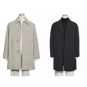 [롯데백화점]레노마 S/S 베이지 하프기장 발마칸 세미오버핏 트렌치 맥코트 2종택1 RQIMBH05ANW