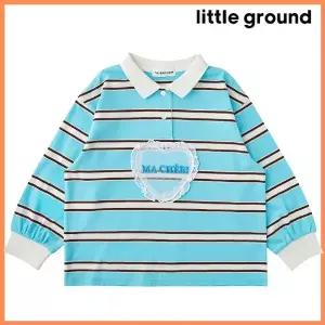 [리틀그라운드8] 테일스쿱(76114-330-03)스트라이프티셔츠/아동여아 긴팔티 데일리 코디 선물 간절기 선물