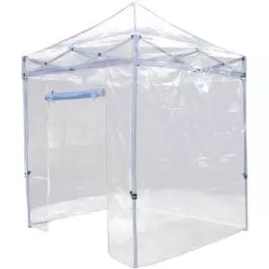 간이 비닐 천막 캐노피 야외 투명 바람막이 행사용 우천용 방수