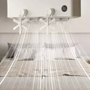 벽걸이 에어컨 바람개비 날개 순환 팬 2p