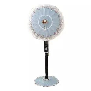 스탠드형 선풍기 먼지방지 커버 세트 원형 2종