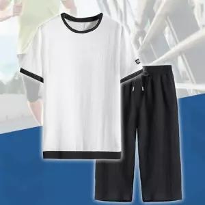 [라일리의류] Rly 여름 반팔 반바지 조깅 러닝 운동 반팔티 세트