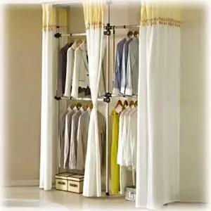 커튼식행거 드레스룸행거 4단커튼행거 블라인드행거 (KYR-W64624F)