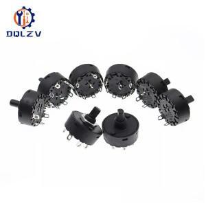 고온 및 고전류 저항 다단계 로터리 기어 스위치 착즙기 믹서 노브 캡 포함 2-3-4-5-6