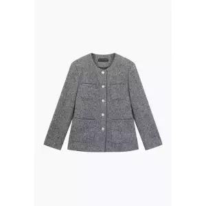 [롯데백화점]시슬리 테오 헤링본 싱글 원넥 자켓(SAJK38561.G)