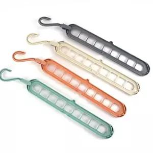 고품질 옷걸이 집기 회전가능 가로세로 확장 옷걸이행거 9홀 공간활용행거 밀폐형헹거 커튼형행거 WFJ0KTI