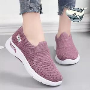ONM 캐주얼 니트 슬 립온 운동화 편안한 경량 단화