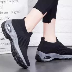 ONM 여성 슬립온 운동화 니트 런닝화