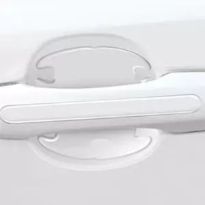 일자형 자동차 문콕 방지 범퍼 투명 스티커 4개입 보호대 부착 에폭시 스크래치 보호대