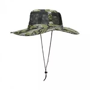 사파리 밀짚 모자 그린 등산 농사 작업