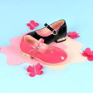 [보리보리/바니플랫]바니키즈 아동 젤리 스쿨 플랫슈즈 여아구두