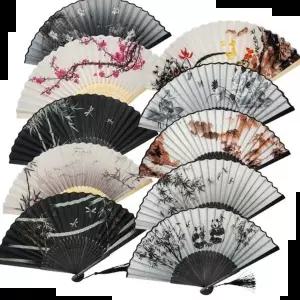 접부채 전통 대나무 접이식 태슬 부채 10종 LM-0600
