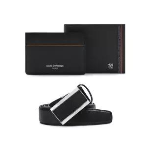 [루이까또즈](대구신세계)남성자동벨트 BS4SD02BL + 남성반지갑 SR1MG08BL SET