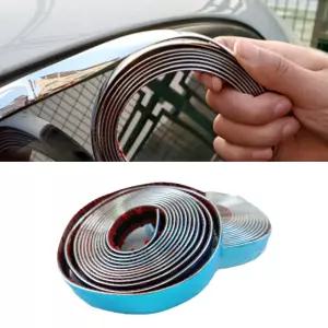 크롬 테이프 몰딩 라인 차 메탈 튜닝 광택 스티커